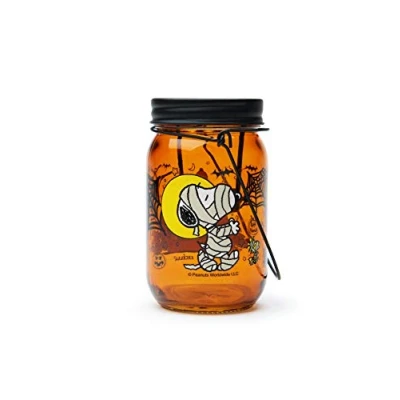 Imagen de Excelsa Peanuts Halloween Linterna de Puerta Tealight, Naranja, Dimensioni: 7,5 x H.13 cm