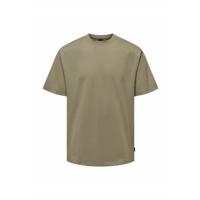 Imagen de Only &amp; Sons Onsfred RLX SS TEE NOOS Camiseta básica, Hombre, Talla: Small, Desert taupe