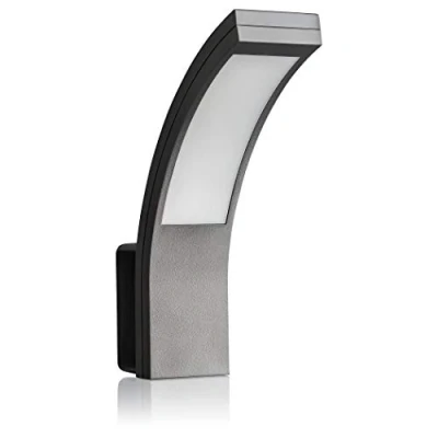 Imagen de SEBSON LED Lampara Exterior, Aplique Pared IP65 Antracita 15W 1100lm Blanco Frío 5800K, Exterior 250x176x65mm