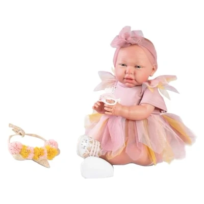 Imagen de Muñecas Antonio Juan Primer Reborn Daniela Hada con Diadema para ti, Multicolor (81275)
