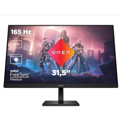 Imagen de HP OMEN 32q Monitor Gaming de 32&quot; QHD (2560 x 1440 a 165 Hz, IPS, 16:9, 1ms, HDMI, Antirreflejo, DisplayPort, AMD FreeSync Premium, Compatible con Consolas) Negro
