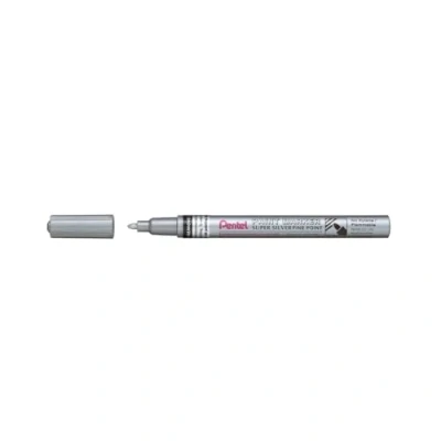 Imagen de Pentel Fina Pintura Rotulador Plateado