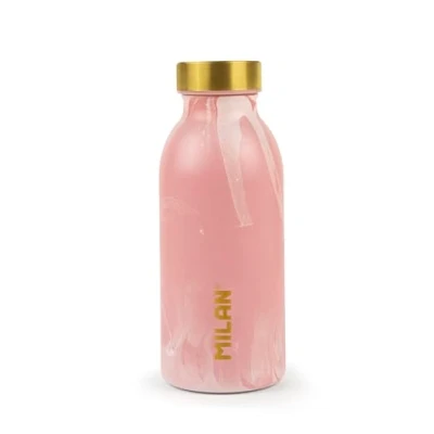 Imagen de MILAN® Botella isotérmica de acero inoxidable 0,35 L serie Lava, rosa