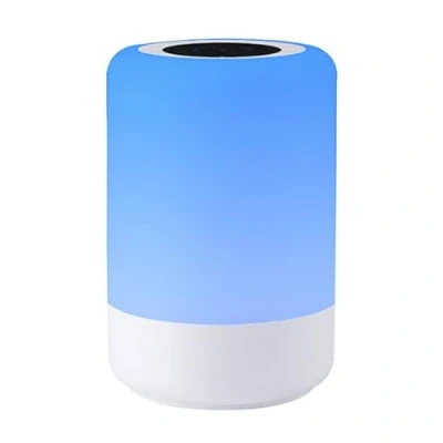 Imagen de GREENTREEN Luz Nocturna de LED, Lámpara Mesita Noche, Control Remoto Temporización, Tactil, Regulable Mesa, USB Recargable, 13 Colores, Dormitorio/Luz Noche para Niños