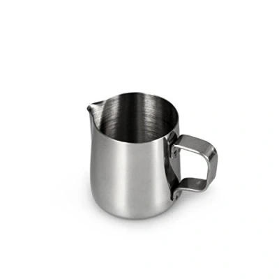 Imagen de YOUZiNGS jarra de leche acero inoxidable para espumar, 150 ml, espumador café, espuma leche, hacer barista,