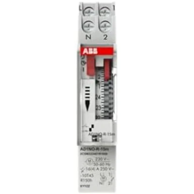 Imagen de interruptor dispositivo modular, horario con reserva AD1NO R 15m (referencia: 2CSM222461R1000)