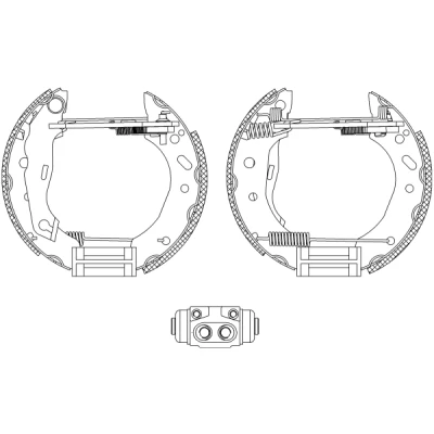 Imagen de TEXTAR Shoe Kit Pro 84048800 frenos, disco de tambor con cilindro freno rueda, accionador FORD: FIESTA 4, KA Hatchback