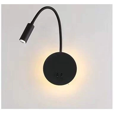 Imagen de Budbuddy LED Luz de Lectura para Libros en La Cama Apliques Interiores Lámpara pared Dormitorio Sala estar escaleras y salas 3W+8W