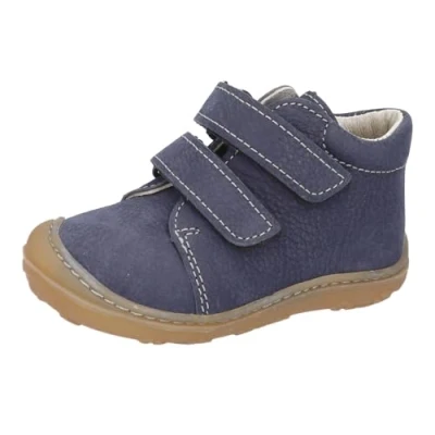 Imagen de RICOSTA Niñas y niños Botas Chrisy,Ancho: Normal (WMS),Plantilla Desmontable,terracare,Botas,Botas de Velcro,Cuero,Azul (See / 170),24 EU