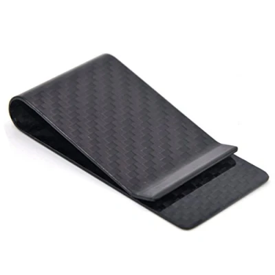 Imagen de Pinza billetera, de Medifier, fibra carbono brillante negro large