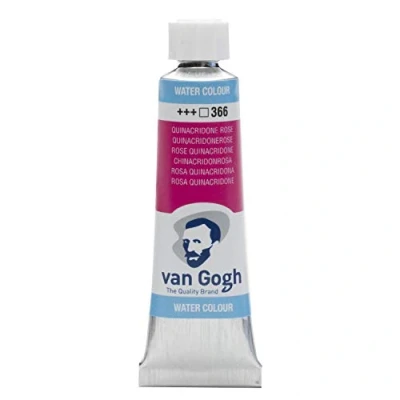 Imagen de Talens Van Gogh Quinacridone Rose Watercolor 10 ml tube by
