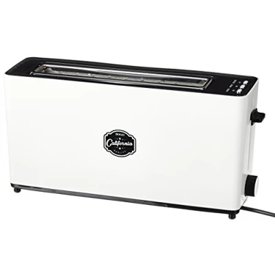 Imagen de Sogo Tostadora con Ranura Larga Extra Amplia, 900W Cancelación Descongelación y Recalentamiento Luz LED Incluye Bandeja de Migas Extraíble ideal para Desayunos Perfectos (SS 5435)