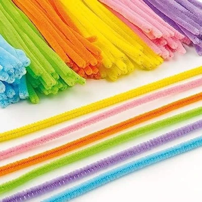 Imagen de Baker Ross Pack Ahorro de Limpiapipas 30 cm en 6 Colores Variados Perfectas para Crear Modelos y Decorar Otras Manualidades Infantiles (Pack 120)