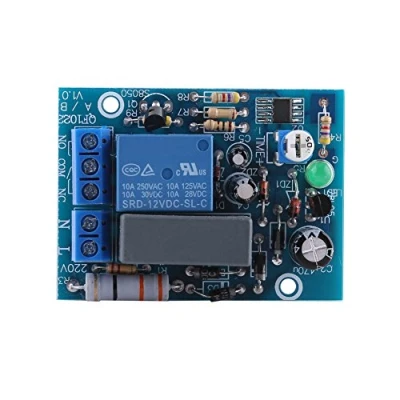 Imagen de Mdulo de Rel Temporizador Retardo Ajustable Interruptor Apagado Tiempo 10A 250V AC / 30V DC (0 10Minutos)