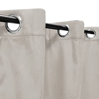 Imagen de Atout Ciel Cortina de Gamuza térmica Forrada Polar (140 x 240 cm), Color Beige