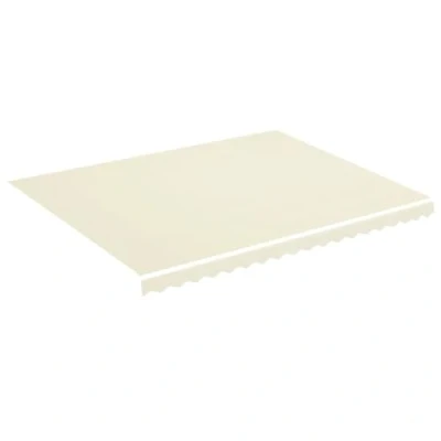 Imagen de vidaXL Tela de Repuesto para Toldo Parte Superior Dosel Lona Recambio Jardín Patio Terraza Balcón Parasol Refugio Impermeable Gris Antracita 4,5x3,5 m