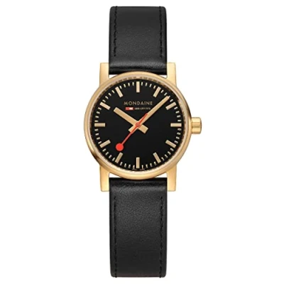 Imagen de Mondaine Reloj Analógico para Mujeres de Cuarzo con Correa en Cuero MSE30120LB