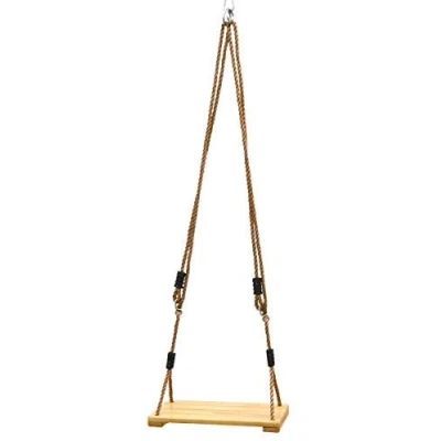 Imagen de LittleTom Columpio para niños 38 x 20 cm Sencillo con Tabla de Madera Maciza