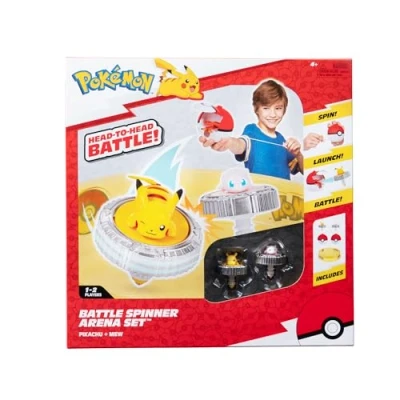 Imagen de Pokémon Battle Spinner Arena Set Dos Spinners de Batalla con lanzadores Bolas Poké y