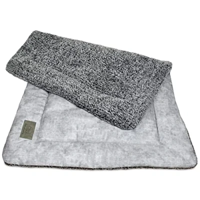 Imagen de KaraLuna Alfombrilla para Perros de 48 x 30 cm casa y Viaje, Lavable, 3 tamaños Disponibles, Manta Perros, cojín Acolchado Caja Transporte