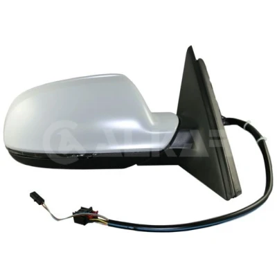 Imagen de Espejo retrovisor Alkar 6140784 derecha imprimado eléctrico calefactable, convexo para vehíc. con volante a la izquierda AUDI: A4 B8 Berlina
