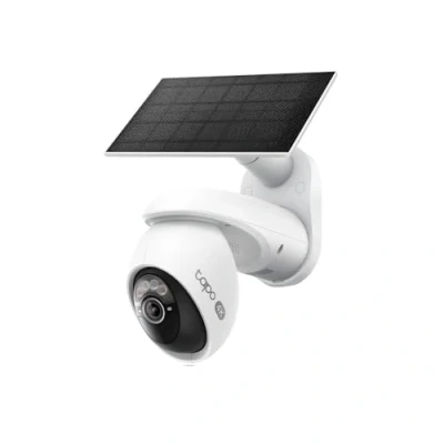 Imagen de Tapo C660 Kit 4K 360 Cámara de vigilancia Solar Exterior, batería 10000 mAh, visión Nocturna Color, WiFi Doble Banda, detección IA, Alarma luz y Sonido, Almacenamiento Local a través