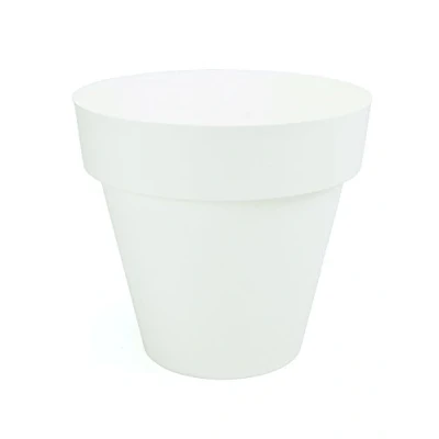 Imagen de Plastiken TES Maceta Redonda, diámetro de 48 cm, Color Blanco