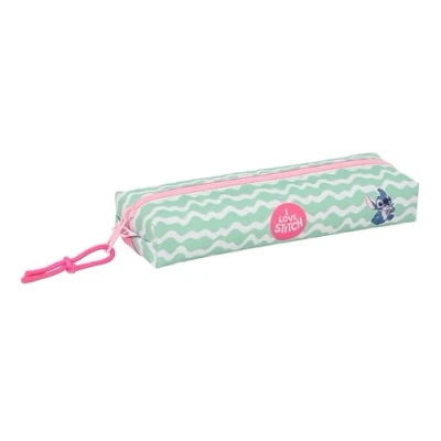 Imagen de Stitch Ice Cream Portatodo Rectangular Niño, Estuche Infantil, Ideal para Niños en Edad Escolar, Cómodo y Versátil, Calidad Resistencia, 22x7x40 cm