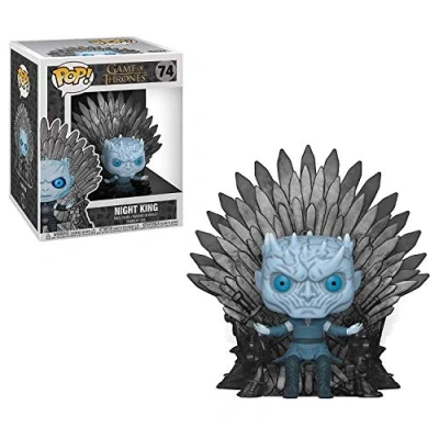 Imagen de Funko Pop!. Deluxe: Game 0: Night King Sitting On Throne, One Size of Thrones Collectable Vinyl Figure For Display Gift Idea Official Merchandise Toys Kids &amp; Adults TV Fans