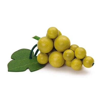 Imagen de Erzi Juego de Juguetes racimo Uvas Verdes, Multicolor, 8.4 x 5 cm (11080)