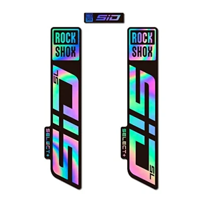 Imagen de STAR SAM Pegatinas Compatibles con horquilla bici Rock Shox Sid SL Select + 2020 Holográfico 1 CMT