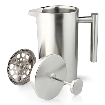 Imagen de Café Ole Cafetera, Color Plateado, 300 ml, Acero Inoxidable, Satinado, 1,8 kg Aprox.