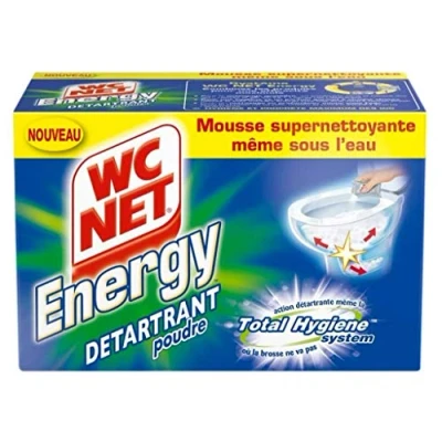 Imagen de WC Net Energy Descalcificador en polvo, 6 bolsas de 60 g (lote 2 cajas o 12 bolsitas)