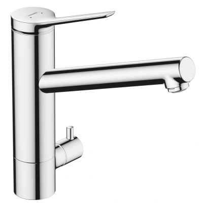 Imagen de hansgrohe 74808000 Mezclador de Cocina Monomando, Cromo, ComfortZone 200mm / 1 tipo chorro