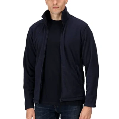 Imagen de Regatta Chaqueta de forro polar con cremallera completa para hombre, talla L, color negro