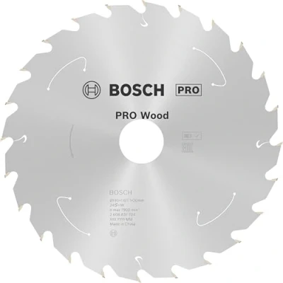 Imagen de Bosch Professional Disco de sierra circular Standard for Wood (madera, 190 x 20 1,6 mm, 24 dientes, accesorio sin cable)