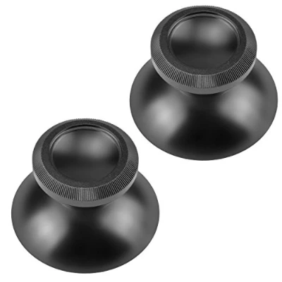 Imagen de Aussel Metal Aluminio Thumbsticks Thumb Grip Stick para PS4 Xbox un Game System Controller 2 en 1 Negro