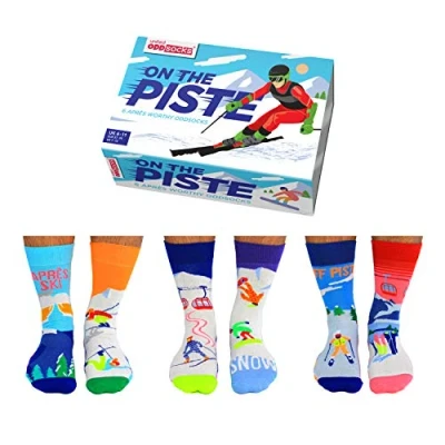 Imagen de On The Piste Caja de 6 calcetines para hombre United Oddsocks UK 11, EUR 39 46, US 7 12