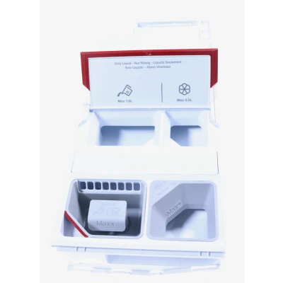 Imagen de Electrolux AEG 4055948139 compartimento de detergente lavadora cajón detergente,completo,rojo