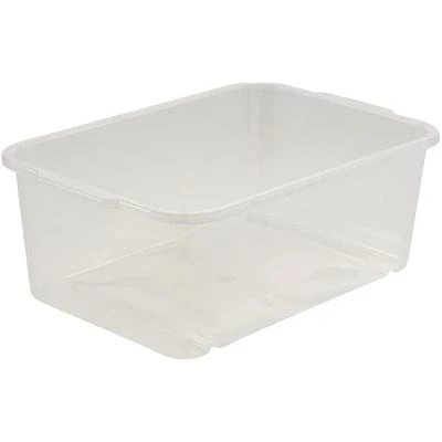 Imagen de keeeper Caja de almacenaje, Plástico resistente (PP), 4,5 l, 30 x 20 11 cm, Wilma, Transparente neutro