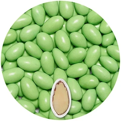 Imagen de EinsSein 0,5kg Peladillas de almendras boda Colorato verde claro brillante peladilla almendra bautizo bautizos grageas comunion comunión niño baratas confeti Fiesta cumpleaños chocolate Evento