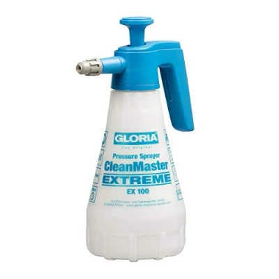 Imagen de GLORIA CleanMaster EXTREME EX 100 Pulverizador a presión de 1 l, ideal para limpiadores frenos y llantas, valores pH 5 10
