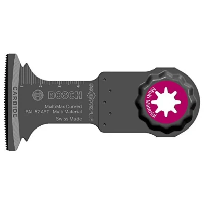 Imagen de BOSCH ACCESORIOS 2609256F11 Accesorio para multiherramienta PAII 52 APT: Multimax Carburo Curved tec: DIY