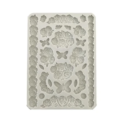 Imagen de Stamperia Shabby Rose Molde de Silicona, Multicolor, 14,8 x 21 1,1 cm