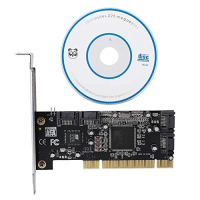 Imagen de Tarjeta controladora PCI, PCI SATA 4 puertos a internos 1,5 Gbps Sil3114 Chipset RAID con interfaz SATA, compatible Windows 98SE/Me/2000/XP/NT4.0/XP 64 bit/