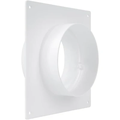 Imagen de brida de conector conducto pulgada, tubo recto plástico para sistema ventilación refrigeración por calefacción (100 mm)