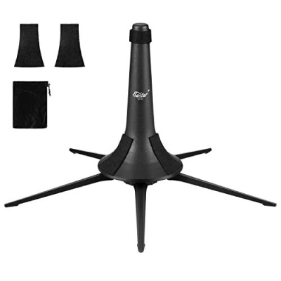Imagen de Eastar Soporte de trompeta portátil plegable Metal 5 patas para instrumentos latón EST 001
