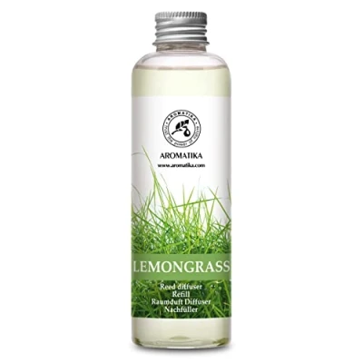 Imagen de Recambio Difusor Lemongrass 200ml Aceite 100% Puro y Natural Limoncillo Fragancias de Duraderas Mejor para Aromas Naturales Ambientador Ambiente Varillas