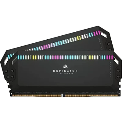 Imagen de CORSAIR Dominator Platinum RGB DDR5 64GB (2x32GB) 6600MHz C32 Intel Memoria per Desktop (Regulación de Tensión, Refrigeración DHX Patentada, 12 Leds CAPELLIX Ultrabrillantes) Negro