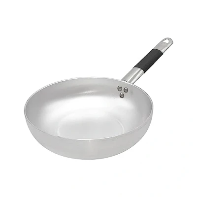 Imagen de Pentole Agnelli Linea Alluminio Induzione Aluminio 3 mm. Sartén Gruesa Profesional de inducción con Mango frío, diámetro 24 cm, Acero, Argento